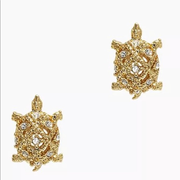 kate spade Jewelry - Kate Spade Sea box turtle stud earrings 🐢